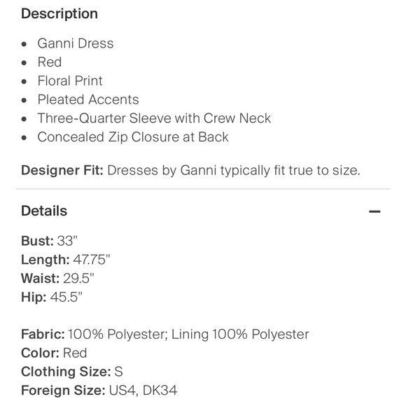 Ganni tiered floral-print plisse’ chiffon midi dress - Picture 11 of 11